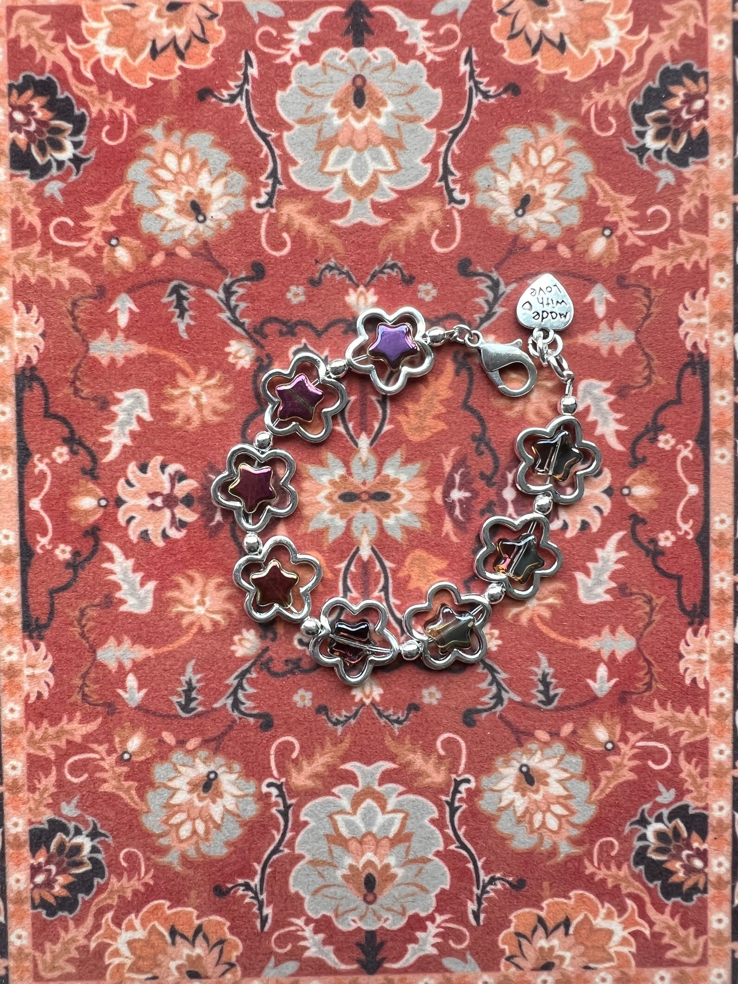 Otro Accessorio Star Charm Bracelet-Purple 西班牙手鏈