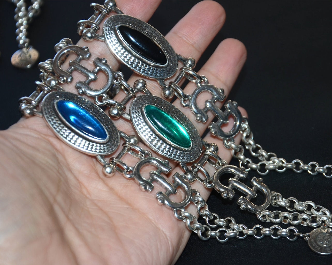 Otro silver plated chain bracelet