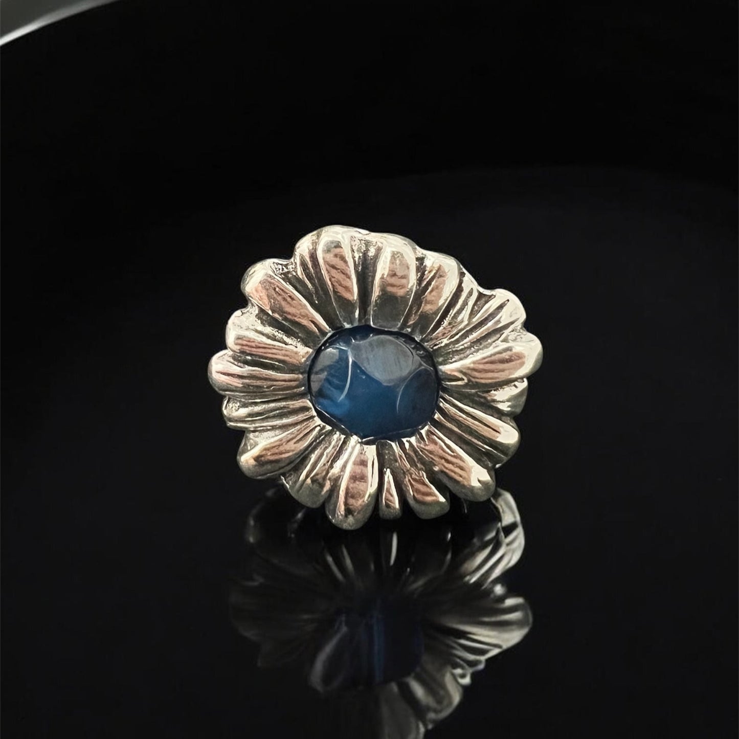 Otro Ring-Blue 西班牙花花戒指
