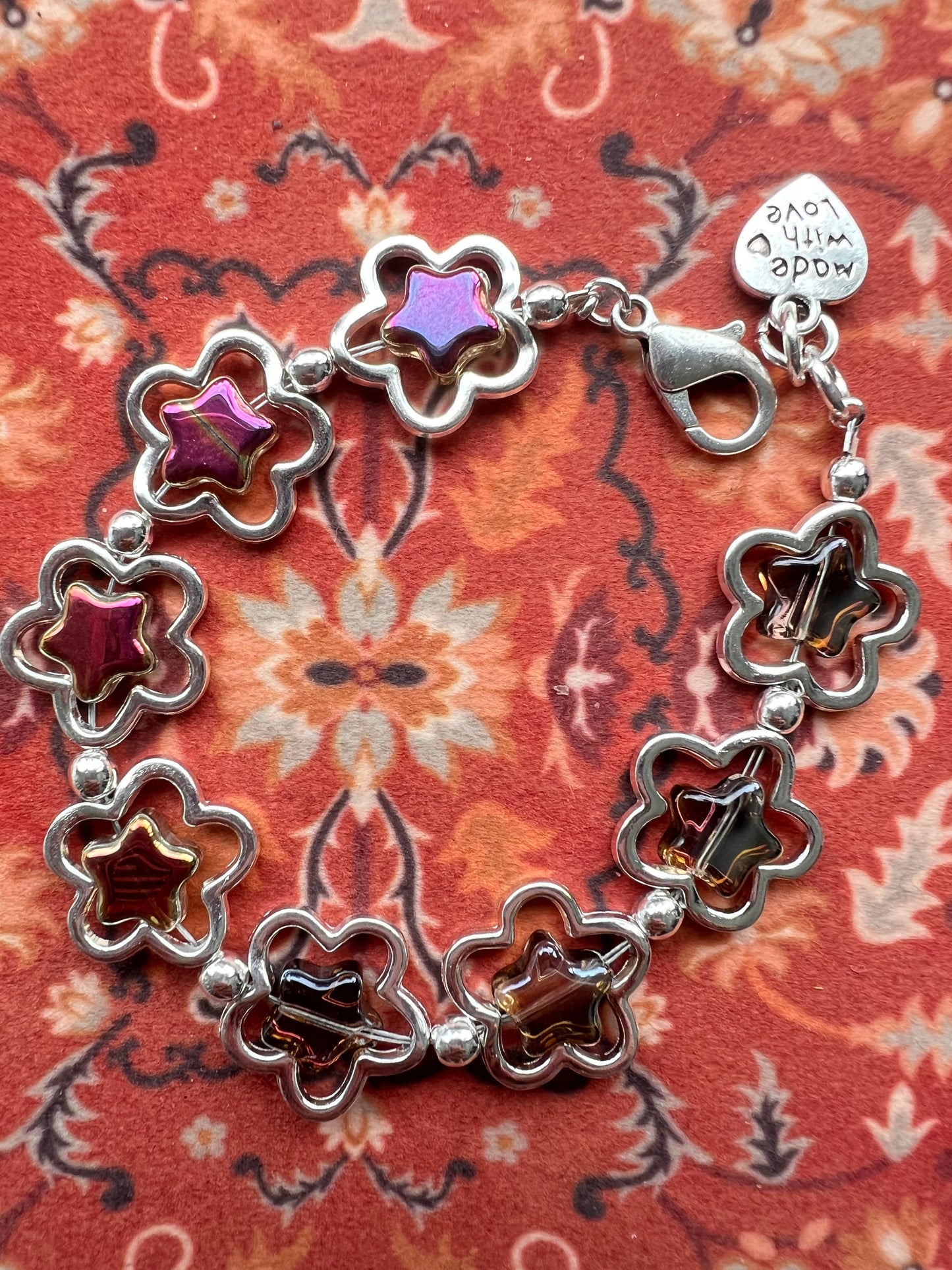 Otro Accessorio Star Charm Bracelet-Purple 西班牙手鏈