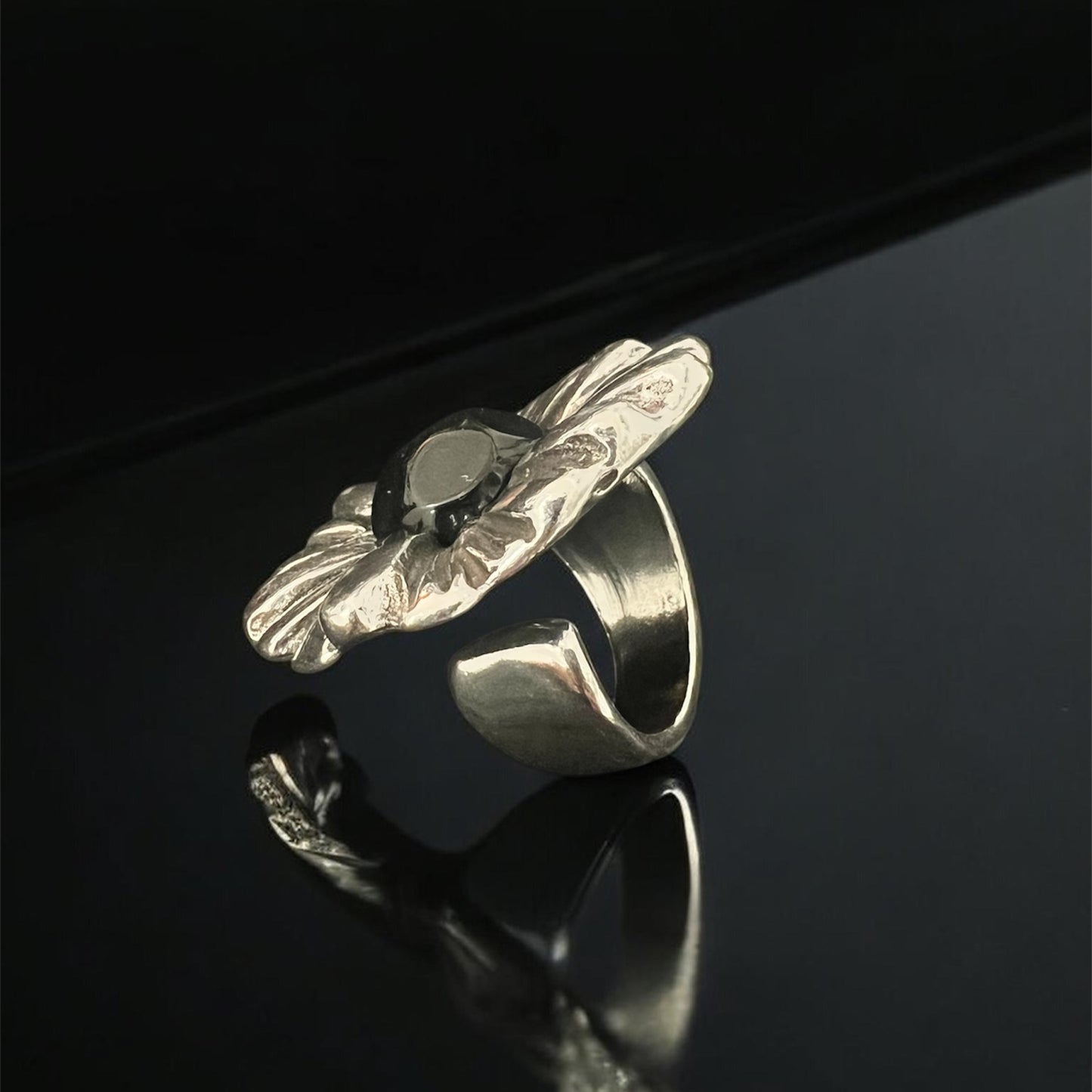 Otro Ring-Black 西班牙花花戒指