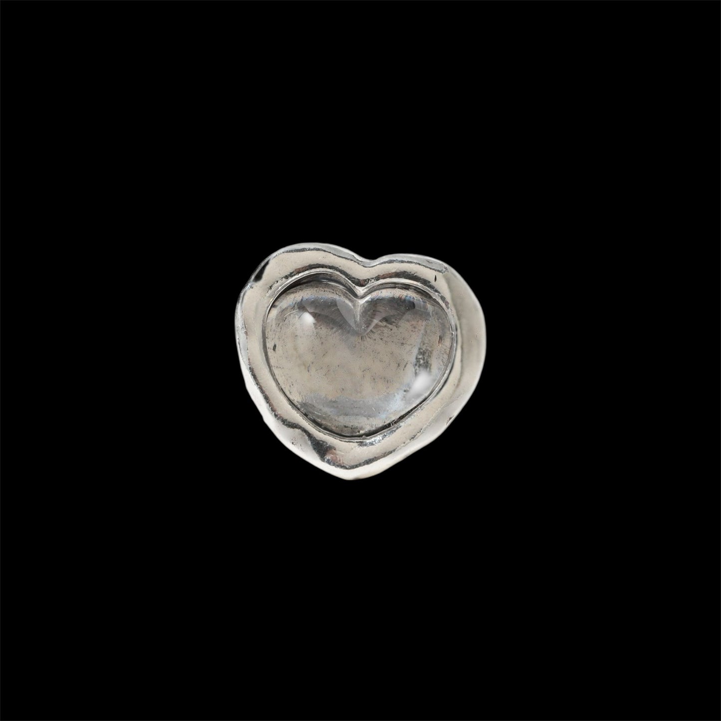 Otro Heart Ring-透明灰色/西班牙戒指