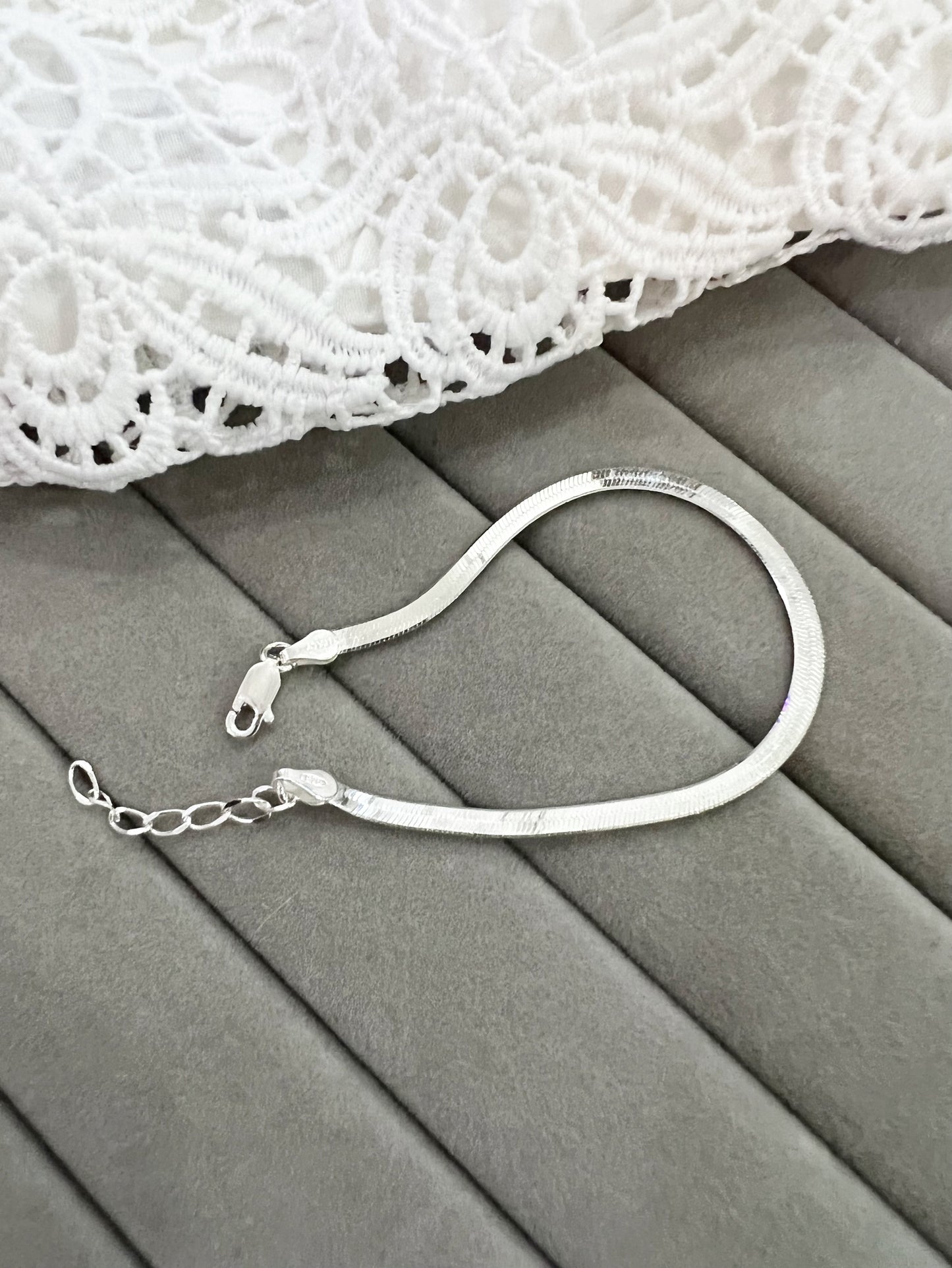 Snake bracelet silver