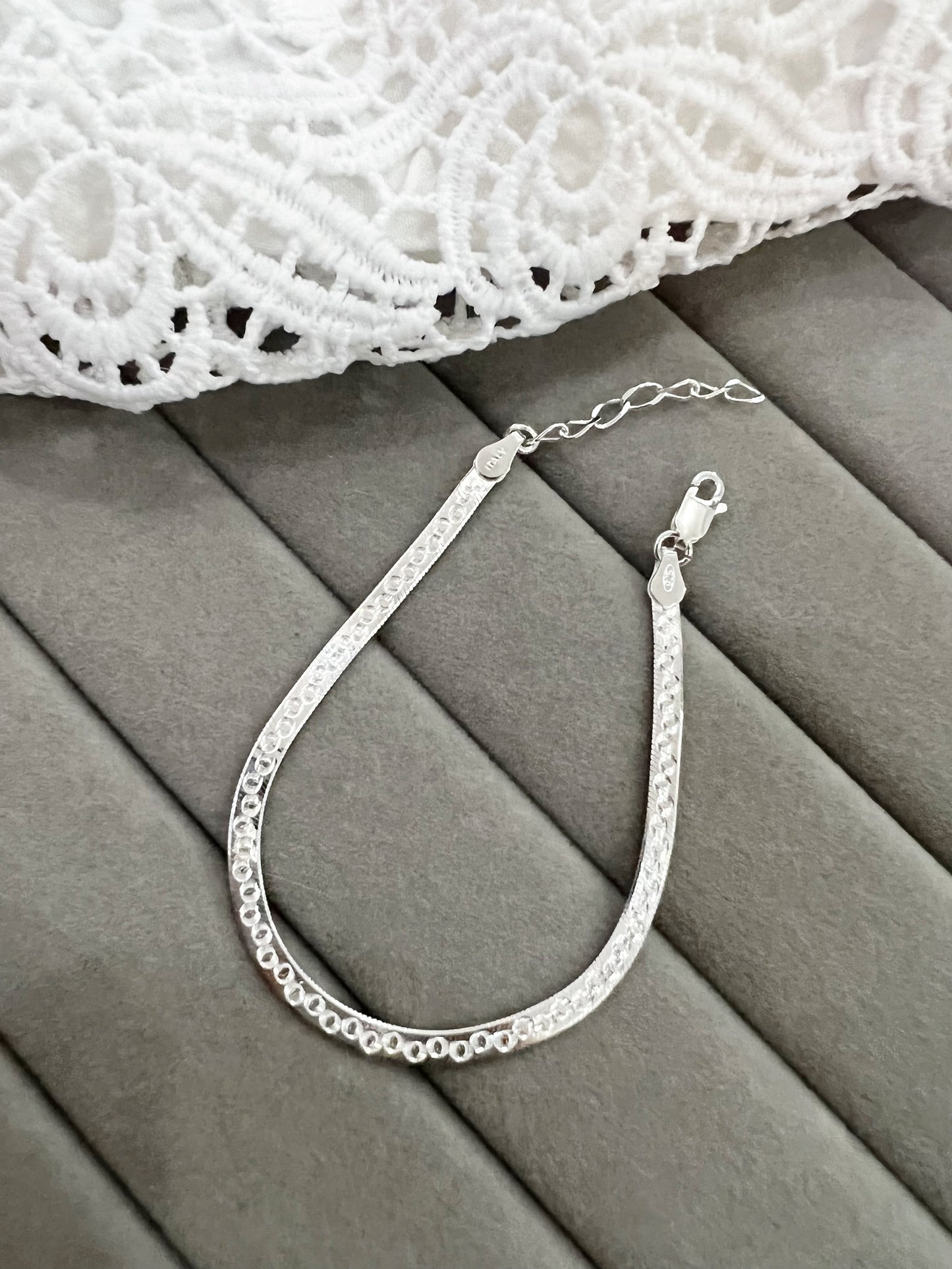 Snake bracelet silver